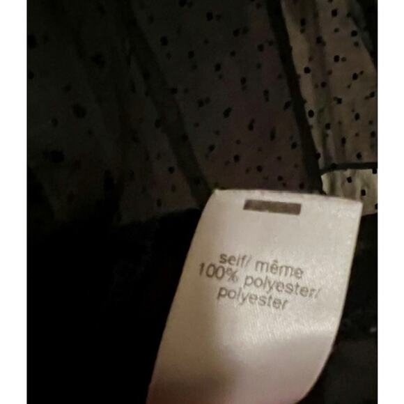 Maurices Sheer Black3/4 Sleeve Blouse Boho Design (Size L) - Picture 8 of 8